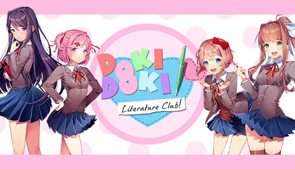 Title image for Doki Doki Literature Club Review