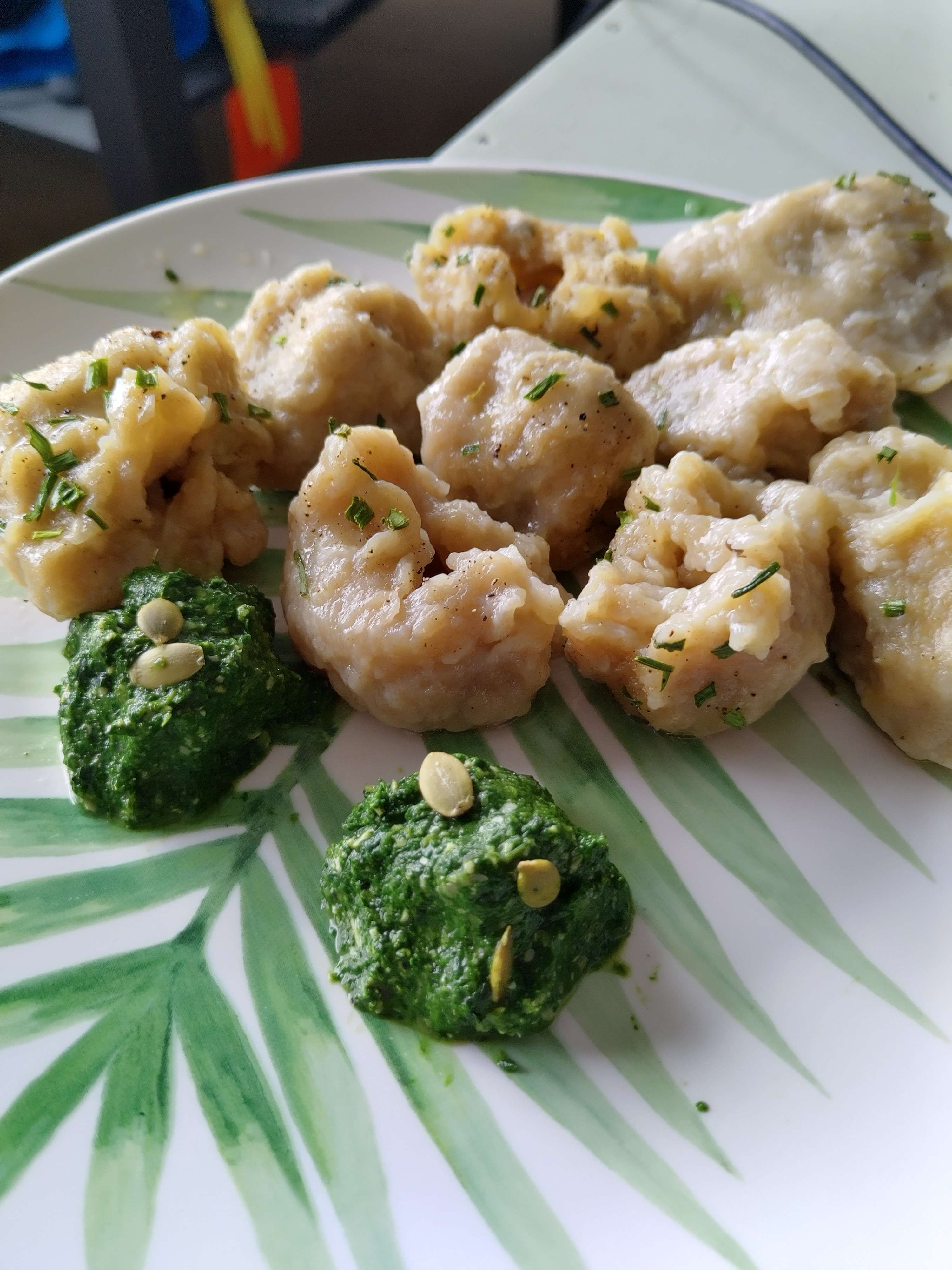 Image of Vegan Khinkali with Pkhali